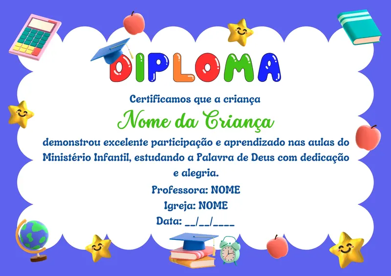 Certificados de Conclusão Personalizáveis
