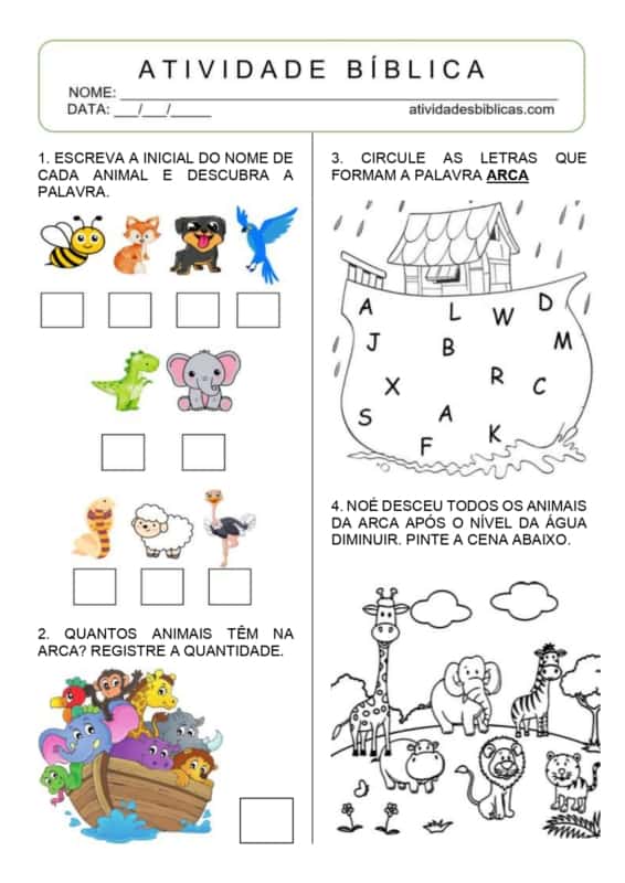 Exemplo de atividade bíblica 4
